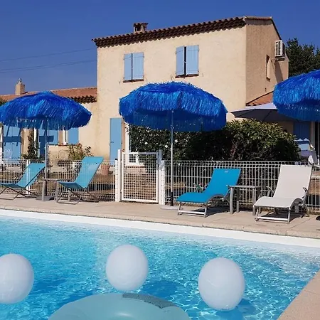Mas Provencal 8 Pers, Air-conditioned Private Pool Αντίμπ